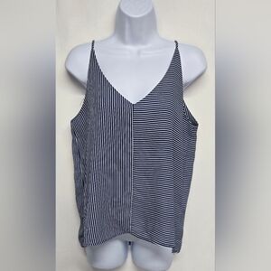 BP Striped Spaghetti Straps Top Silky Smooth Flowy Cami M